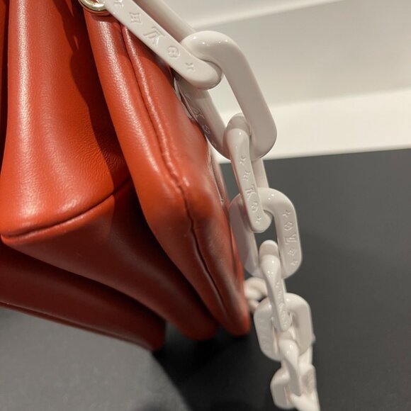 Louis Vuitton Coussin Leather Handbag Brick/White (JB1103) - Picture 5 of 10